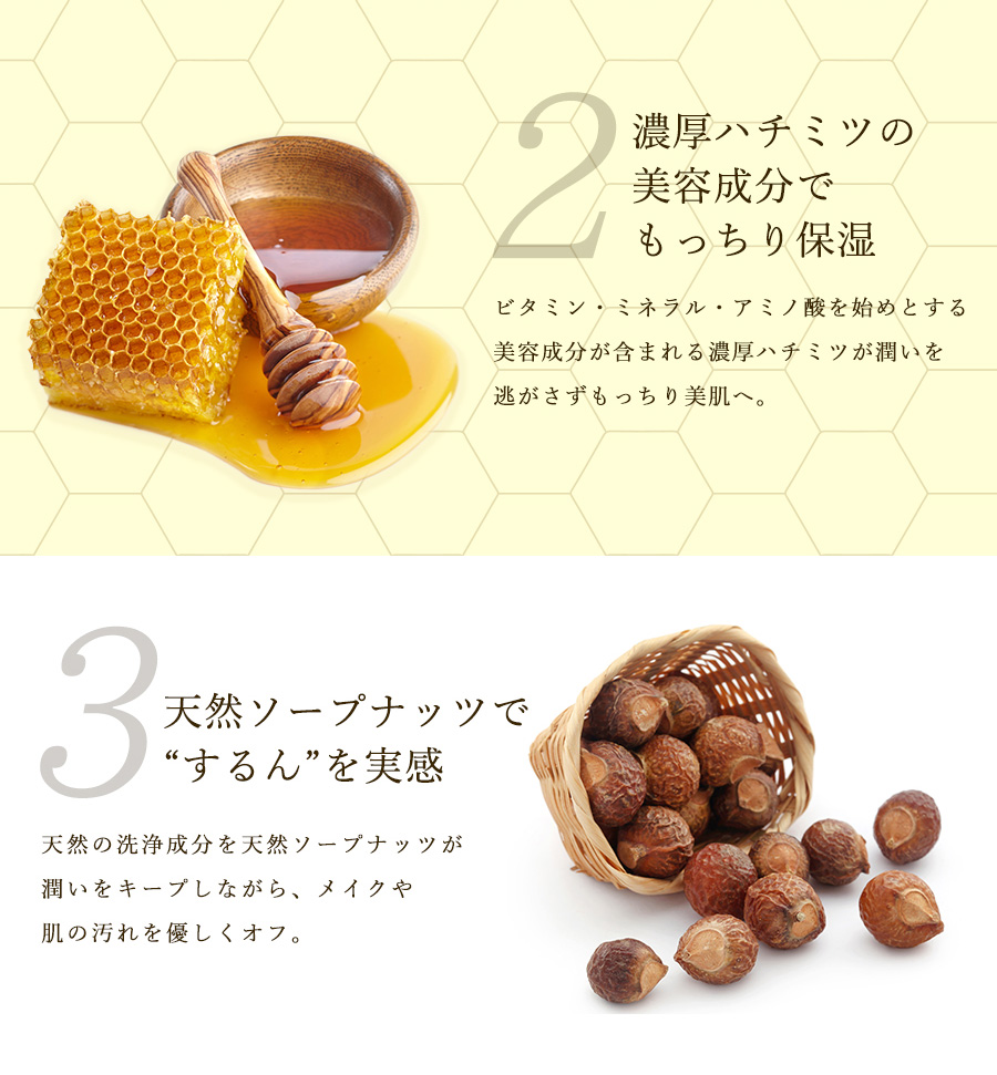 濃厚はちみつの美容成分